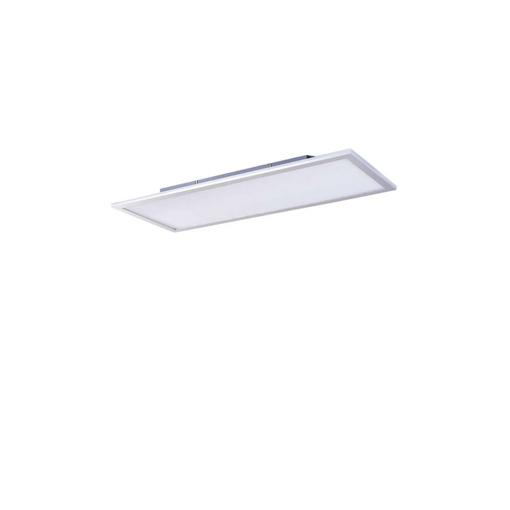 Lindby Livel LED-Panel Deckenlampe Deckenleuchte Lampe 36 W 80x30 cm weiß silber