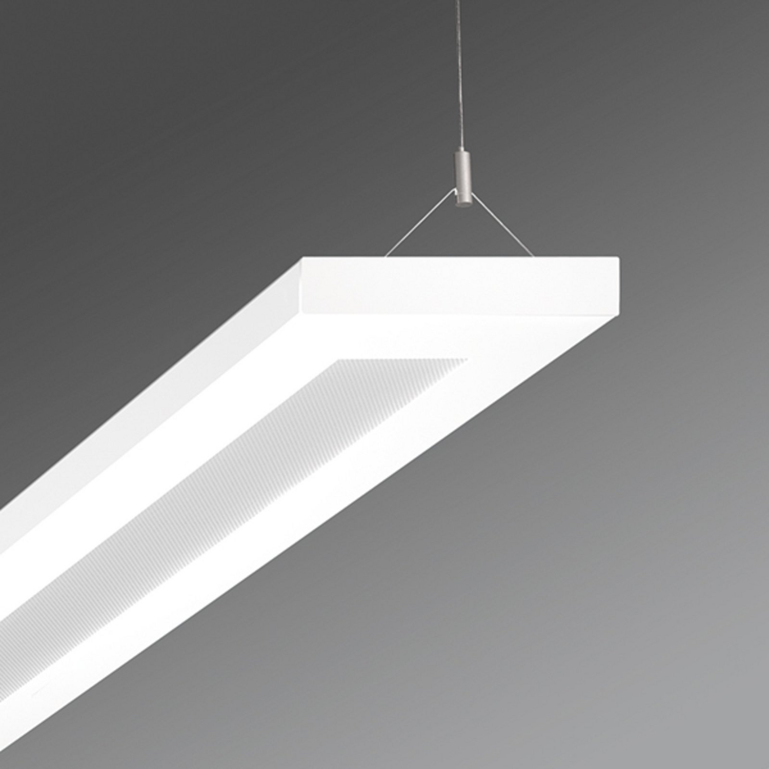 Regiolux Büro Pendellampe Stail Mikroprisma 52 W Weiß Pendelleuchte Leuchte Spot B-Ware - 4020863309559