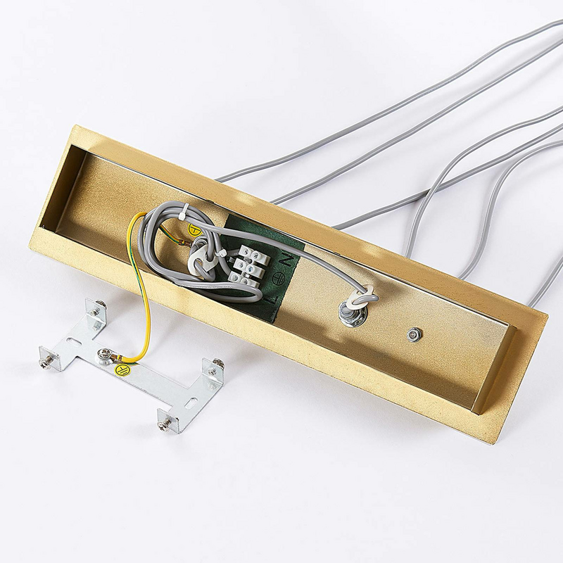 B-Ware Lindby Esszimmer Hängeleuchte Simeon Hängeleuchte Lampe Leuchte E14 Messing M236