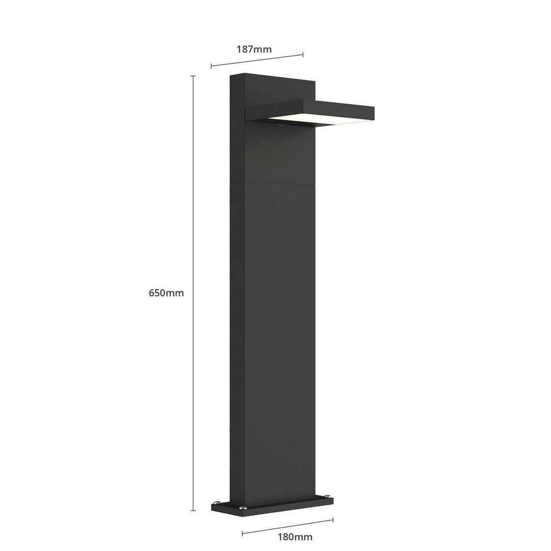 Lucande Led Pollerleuchte Silvan Wegeleuchte Gartenleuchte Wegelicht H 65 Cm B-Ware