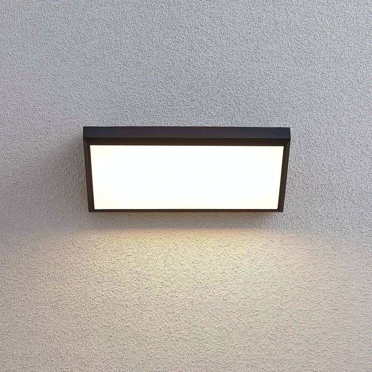 Lindby LED-Außenwandleuchte Abby Wandlampe Außenlampe Leuchte Außenleuchte Lampe