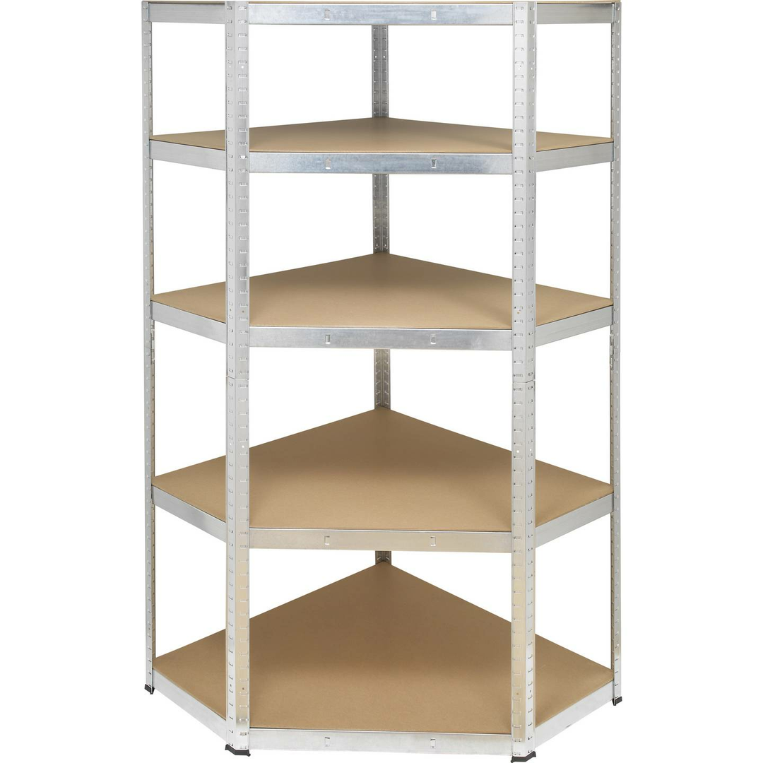 Toolcraft Kpw77 Lagerregal Eckmodul Schwerlastregal 175 Kg 70x180x70 Metall153 B-Ware