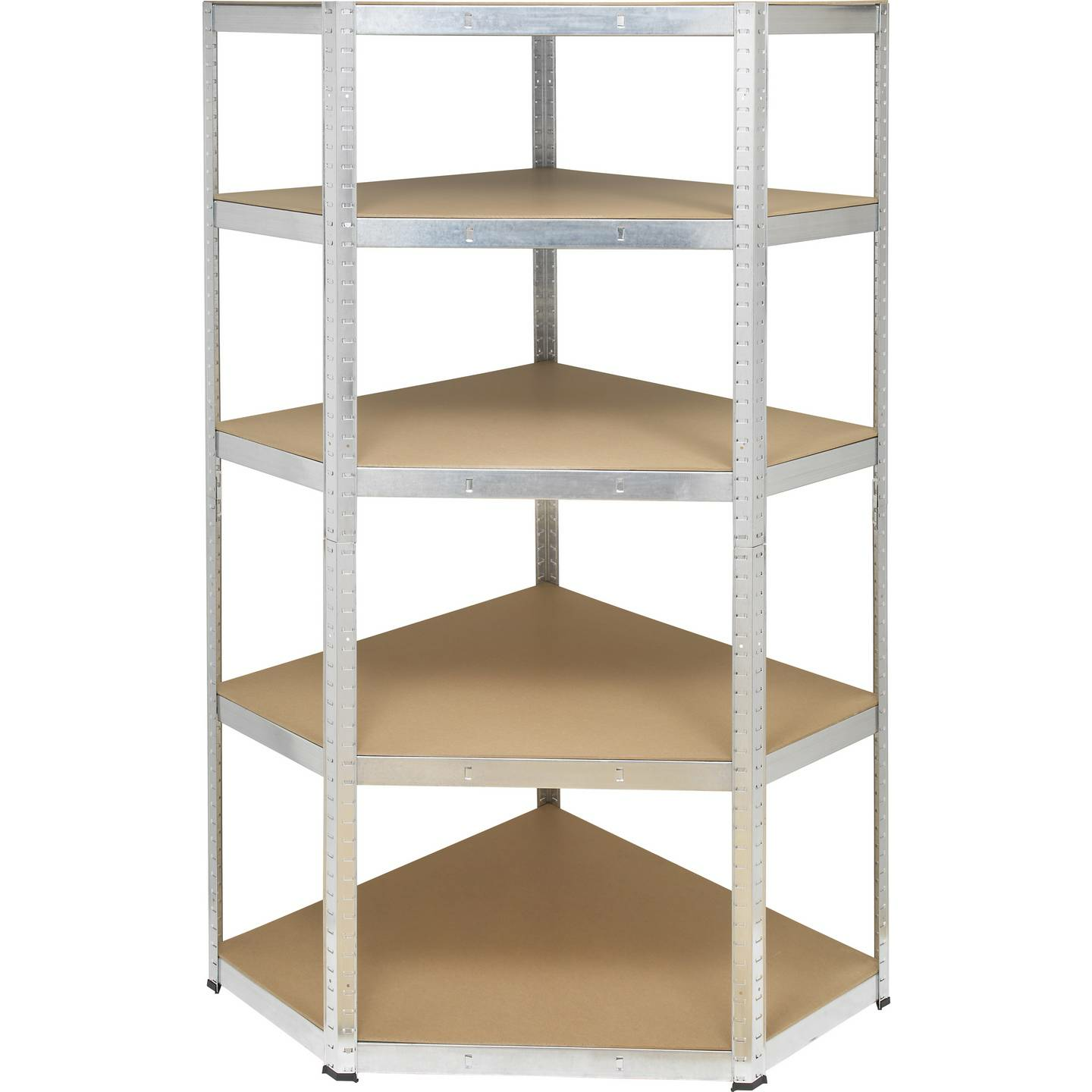 B-Ware Toolcraft Kpw77 Lagerregal Eckmodul Schwerlastregal 175 Kg 70x180x70 Metall153