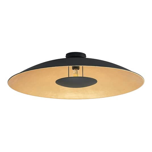 Lindby Narisara Deckenlampe Deckenleuchte Lampe Leuchte 60W schwarz-gold Ø 80 cm