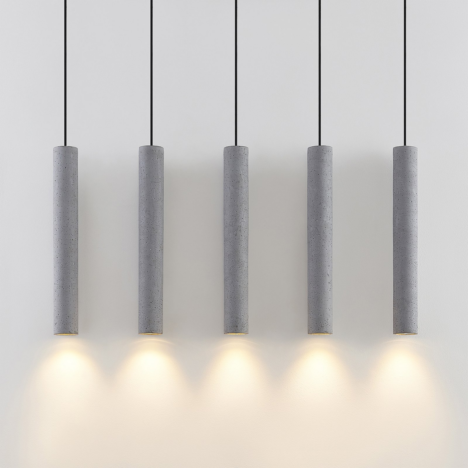 B-Ware Lindby Concretto Pendelleuchte Hängeleuchte Deckenlampe Lampe 5 Flmg Gu10 G273