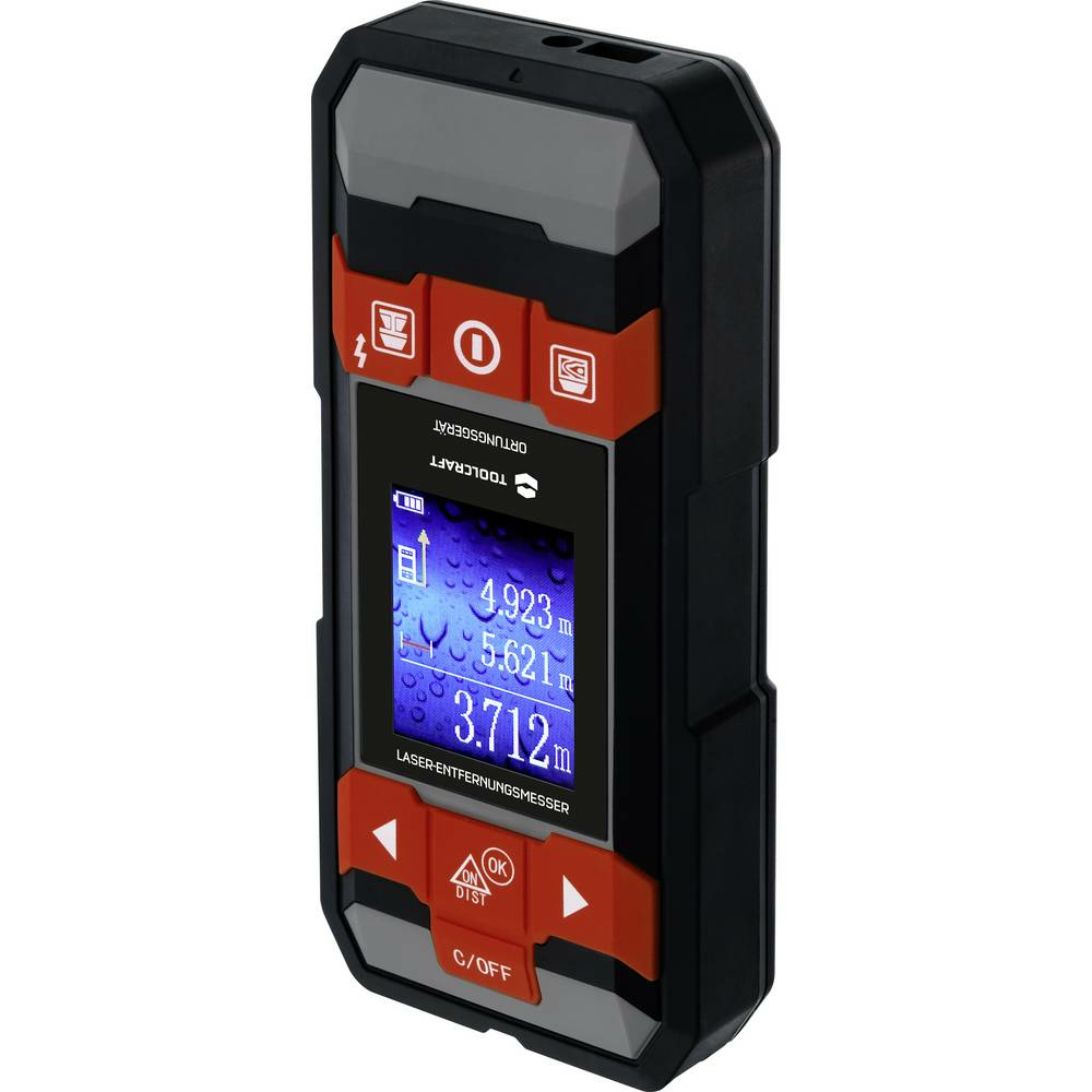 B-Ware Toolcraft Ortungsgerät Inkl. Laser Entfernungsmesser Ldm D30 Messgerät Ortung