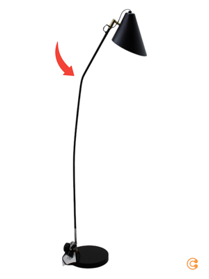 C-Ware House Doctor Club Stehleuchte Stehlampe Bodenlampe Lampe Leuchte Siehe Text/Foto