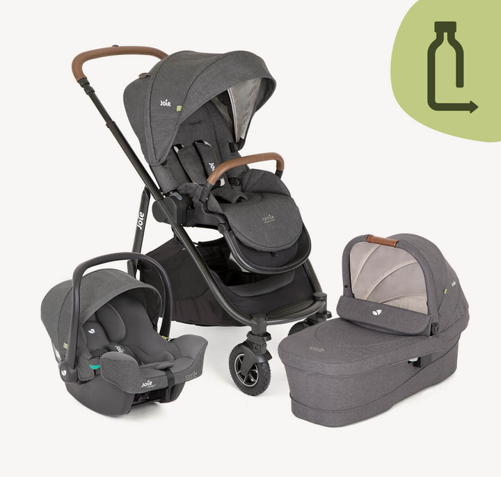 Joie Versatrax 3in1 Kinderwagen Shell Gray Buggy Babywagen Babybuggy Babyschale B-Ware