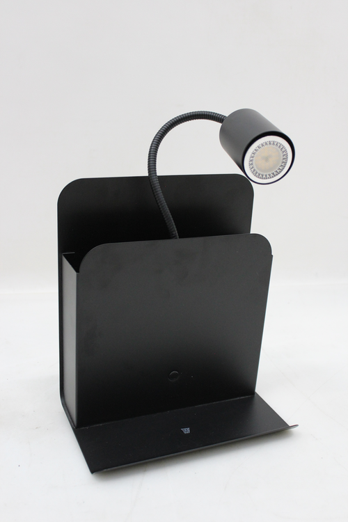 Nordlux Wandleuchte Roomi Leselampe Wandlicht Leselampe Ablage Usb Schwarz Gu10 B-Ware