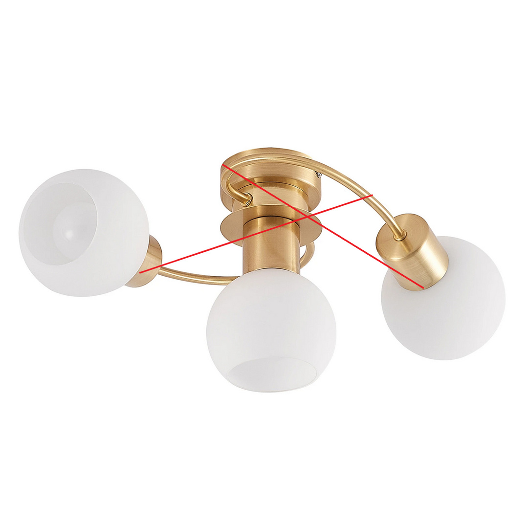 Lindby Deckenlampe Ciala 3 Flg. Deckenleuchte Lampe Leuchte Siehe Text/Foto B-Ware - 9627497