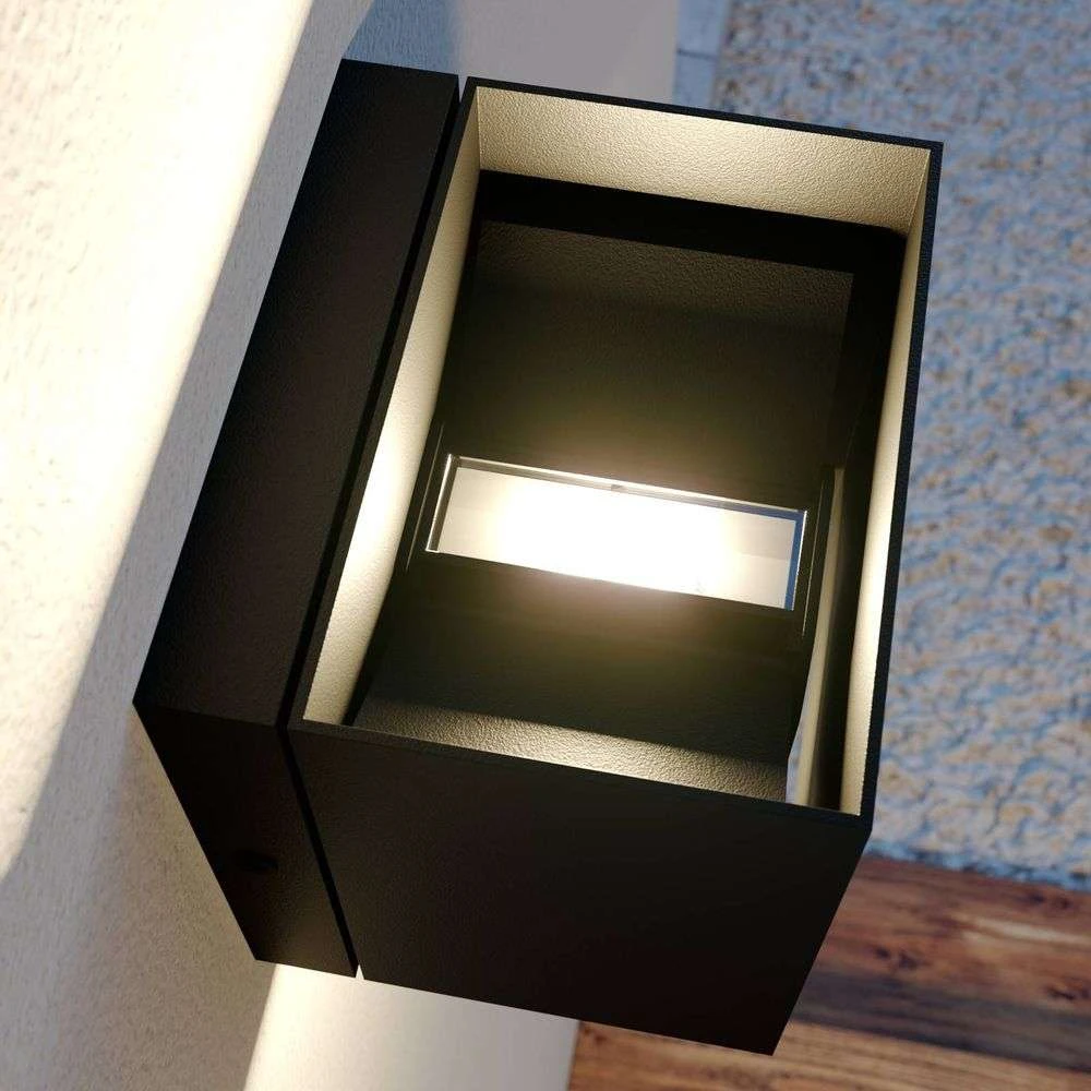 Lindby Glyn Led Außenwandleuchte Gartenlampe Wandleuchte Led Außenlampe Schwarz B-Ware