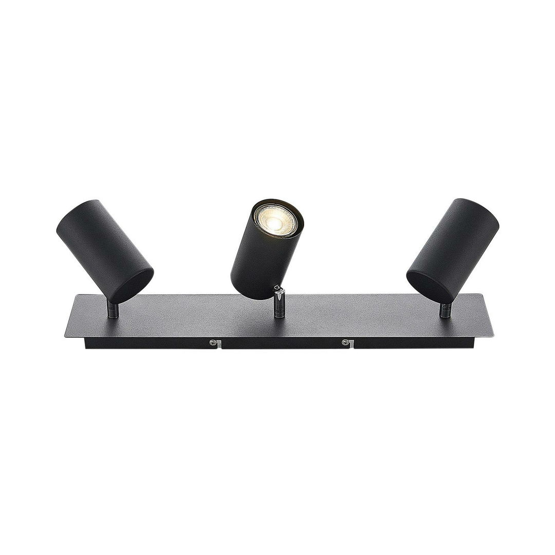 Lindby Joffrey Deckenstrahler Deckenlampe Deckenlicht Lampe 3-flammig schwarz