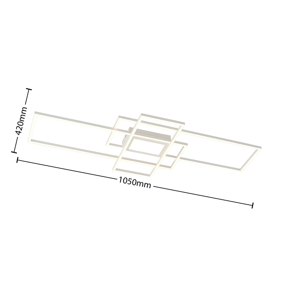 Lindby Caitlin LED-Deckenlampe Deckenlampe Deckenlicht Wohnzimmerleuchte weiß220 - 4251096595574