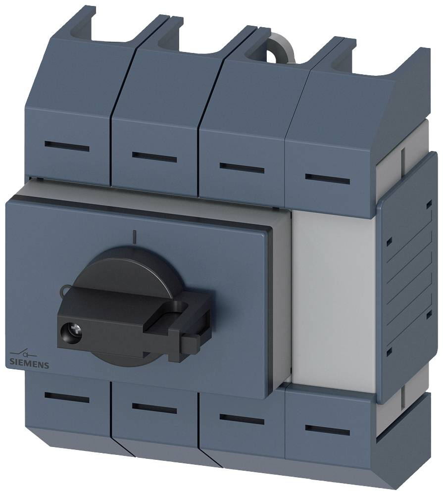 Siemens Lasttrennschalter 125 A Baugr. 02 4 Polig Frontantrieb Mittig Komplett B-Ware