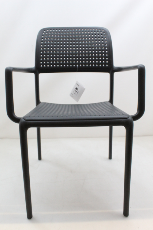 B-Ware Nardi Bora Armlehnstuhl Lehnstuhl Stuhl Esszimmerstuhl Gartenstuhl Anthrazit749