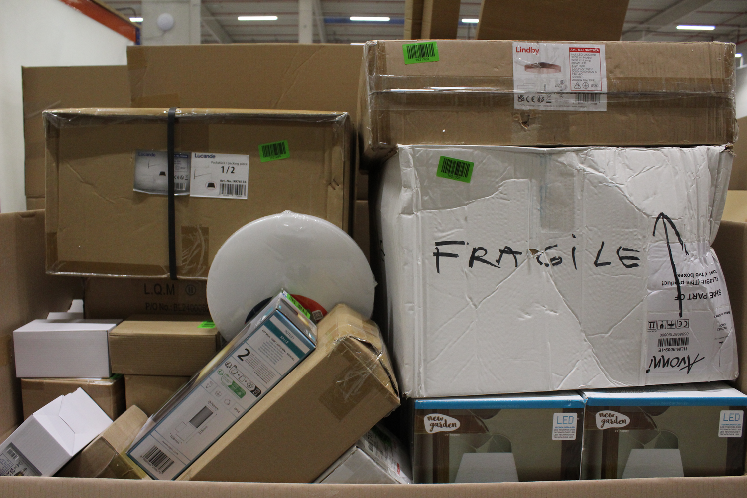 Gemischte Retourenwaren Lampe Leuchte Lindby Deckenlampe Strahler 26x - nicht zutreffend