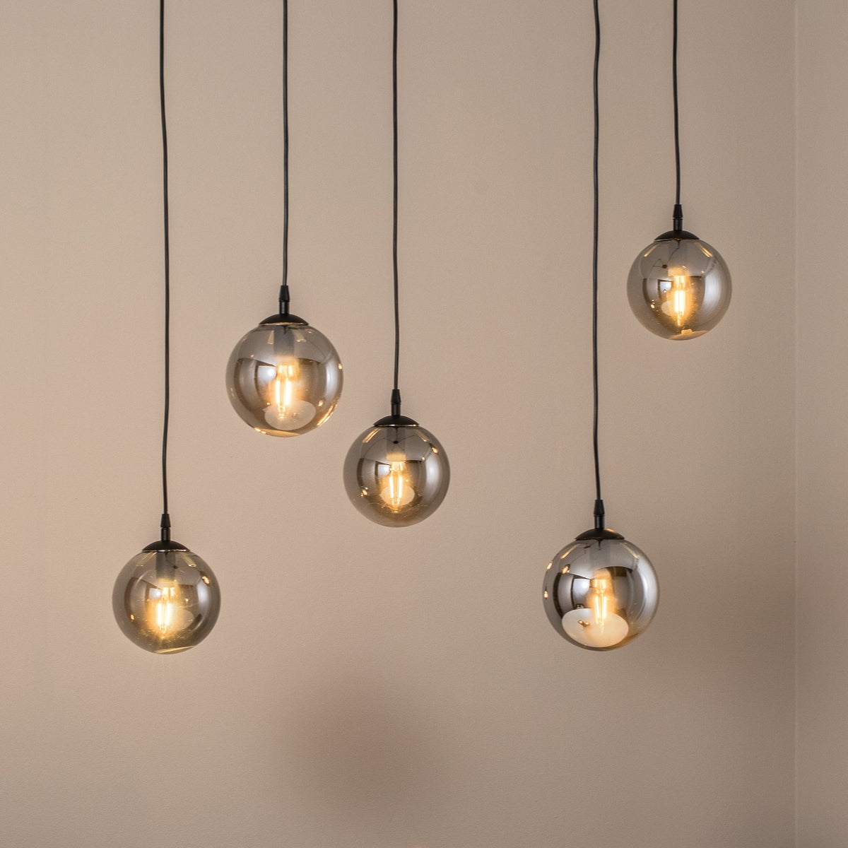 Euluna Hängeleuchte Glassy  Deckenlampe Pendelleuchte Wohnzimmerleuchte E14 - 5901738919006