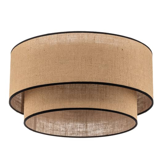 Duolla Deckenlampe Boho Deckenlampe Deckenlicht Wohnzimmerleuchte Black ø 45cm B-Ware