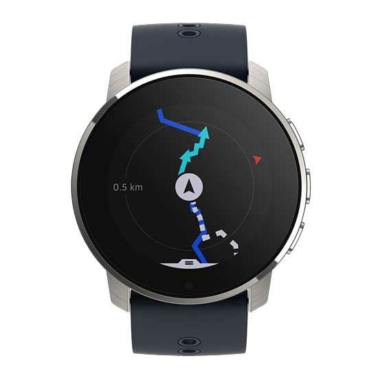 Suunto 9 Peak Titanium Multisport GPS Smartwatch Fitnesstracker Granite Blue