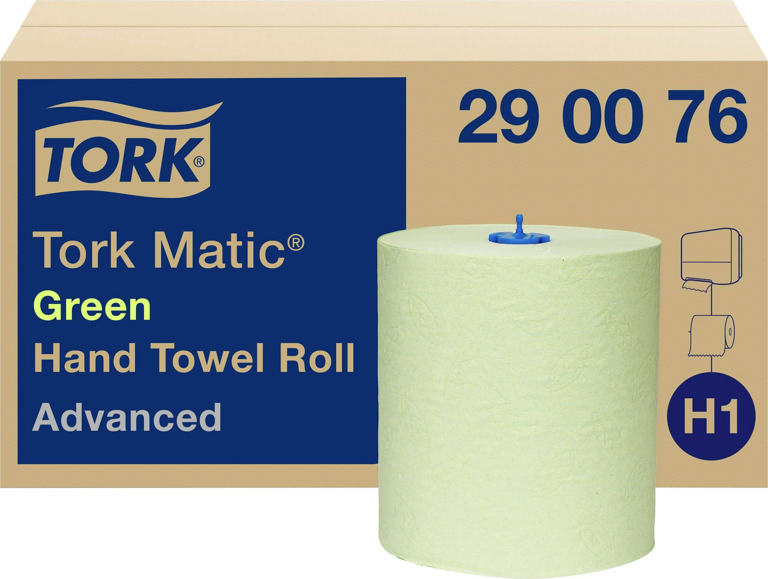 TORK 290076 Papierhandtücher Grün 900 m Badzubehör Sanitärbedarf Handtücher