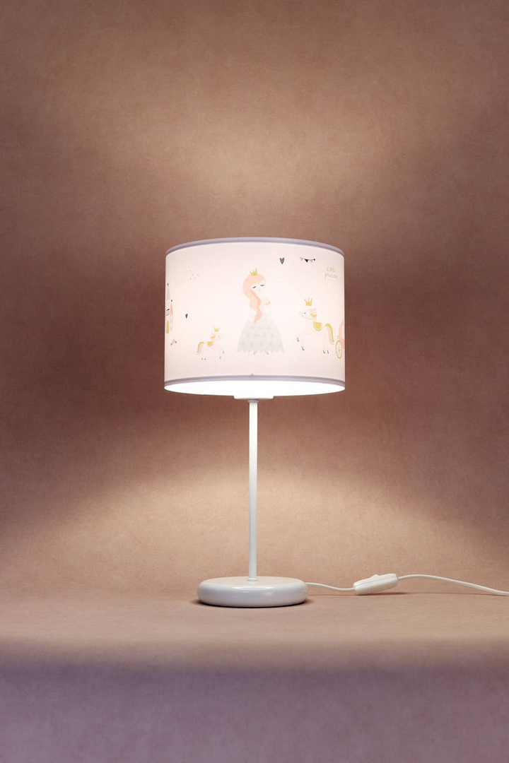 BP Kinder-Tischlampe für Mädchen mit Little Princess-Motiv Tischleuchte Lampe