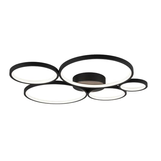 B-Ware Trio Lighting Led Deckenlampe Rondo Hängelampe Deckenlicht Lampe Led 49 W Schw859