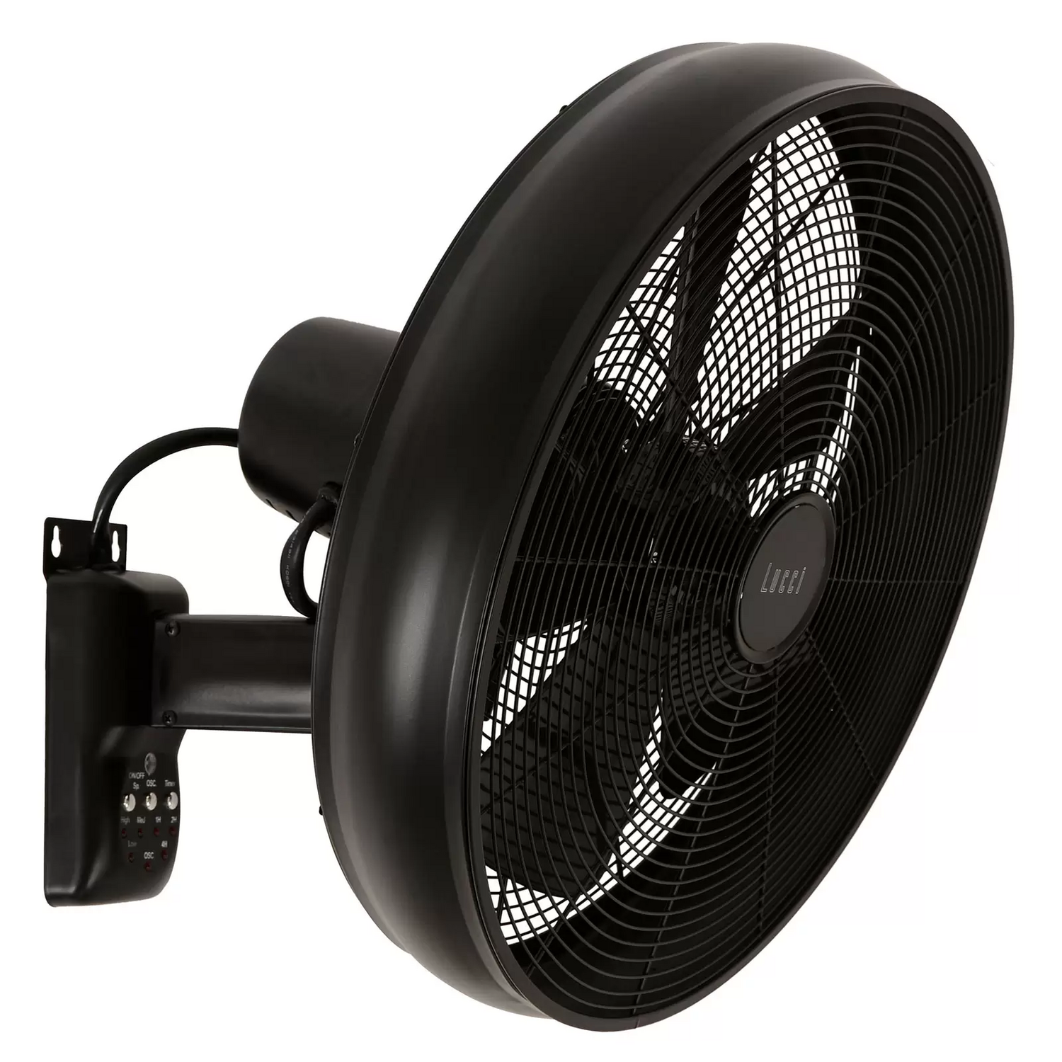 B-Ware Beacon Lighting Wandventilator Breeze Schwarz ø 41 Cm Leise Ventilator Lampe792