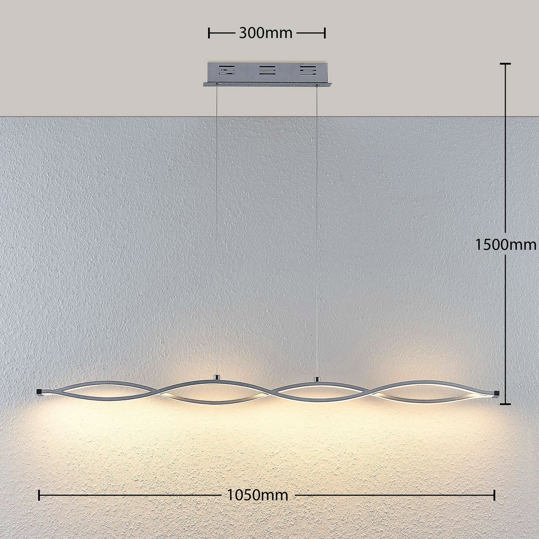 Lucande Led Balkenpendelleuchte Roan Deckenlampe Hängeleuchte Wohnzimmerlampe B-Ware - 4251096560206