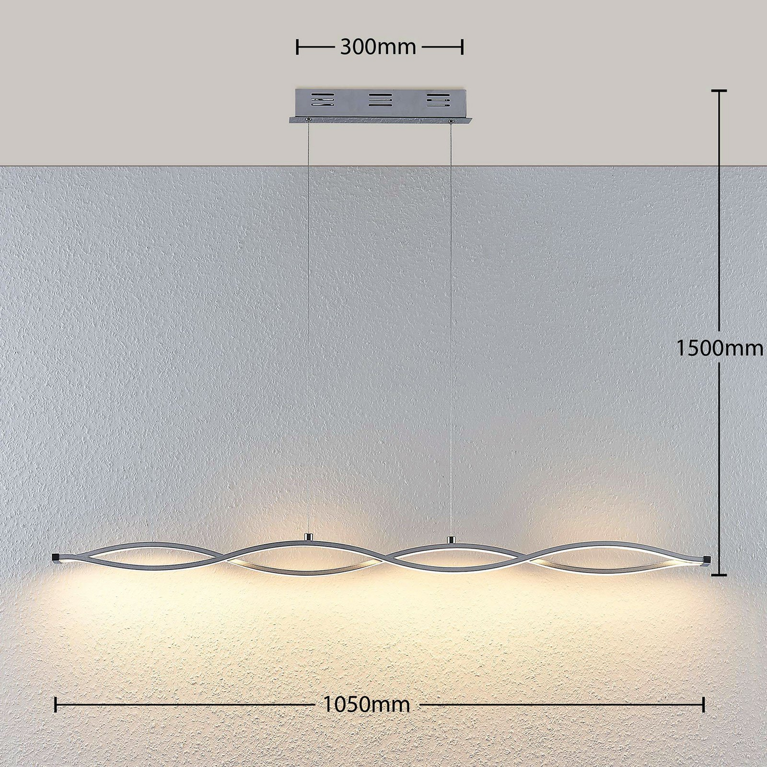 Lucande Led Balkenpendelleuchte Roan Deckenlampe Hängeleuchte Wohnzimmerlampe B-Ware - 4251096560206