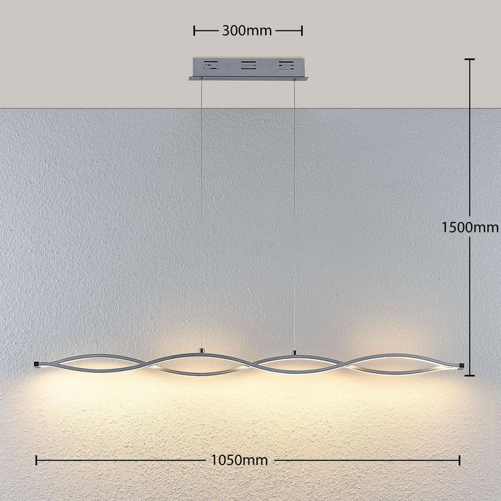 Lucande Led Balkenpendelleuchte Roan Deckenlampe Hängeleuchte Wohnzimmerlampe B-Ware - 4251096560206