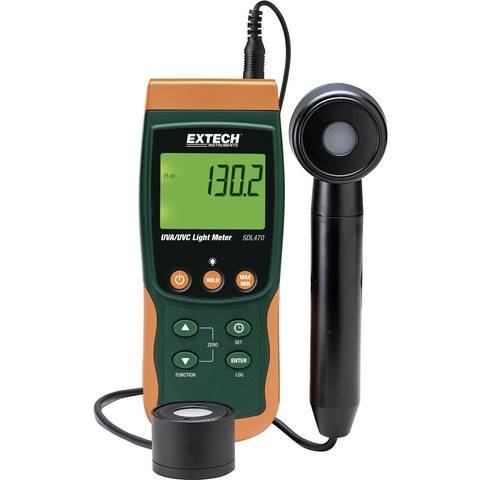 Extech SDL470 UV-Messgerät Lichtmesser Belichtungsmesser Solarium UVA UVC