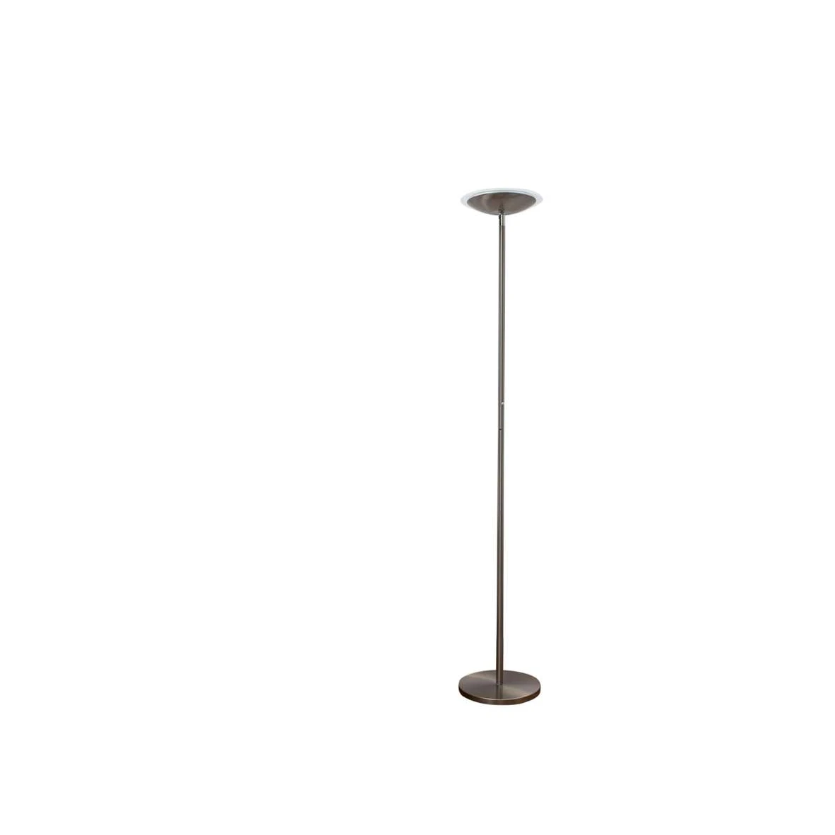 Plafonnier LED Lindby Malea, lampadaire, lampe, luminaire, nickel mat