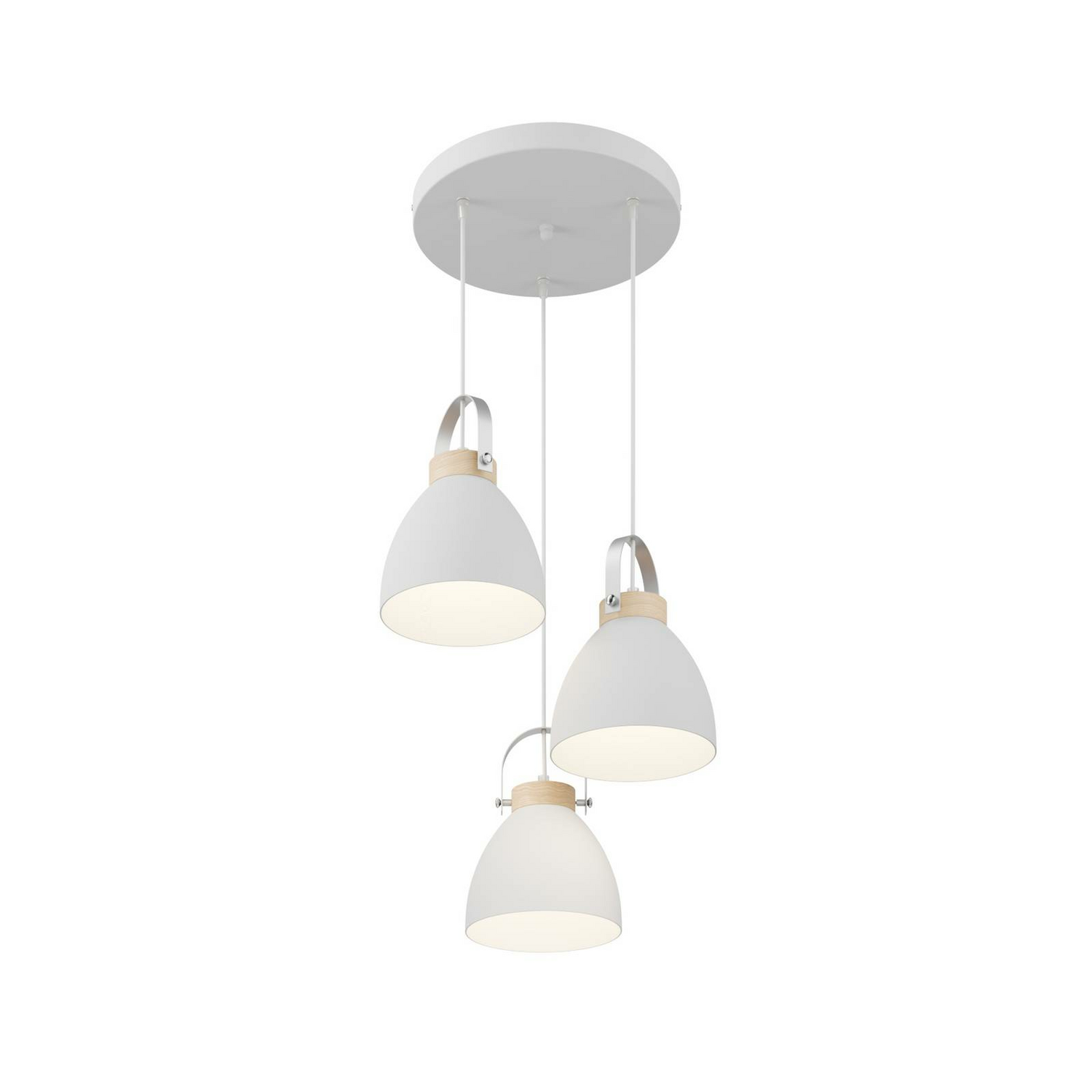 Euluna Pendelleuchte Bergen Pendelleuchte Lampen Leuchten Dreiflammig E27 Rund B-Ware - 5907687431811