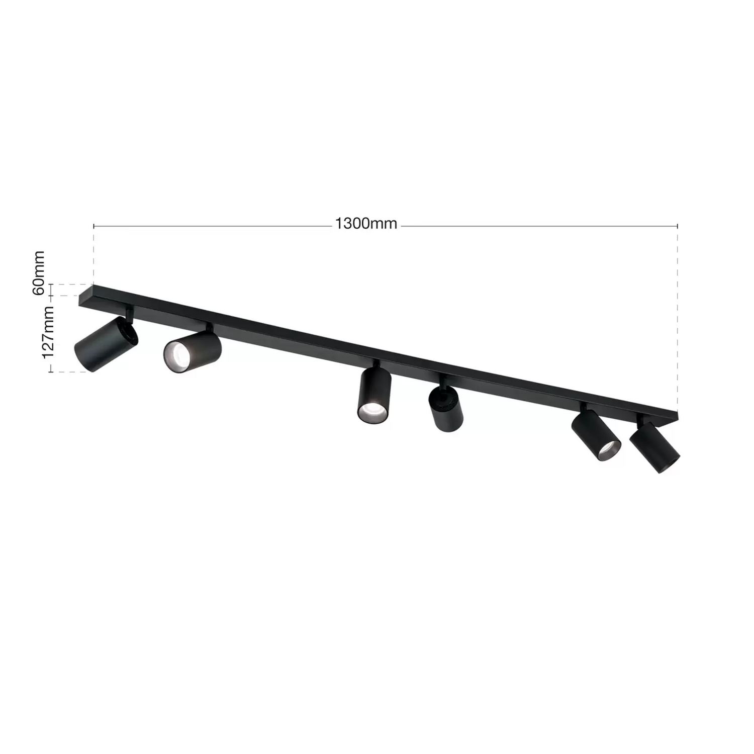 Spot encastré Sean, plafonnier, lampe de plafond, luminaire, ampoule GU10