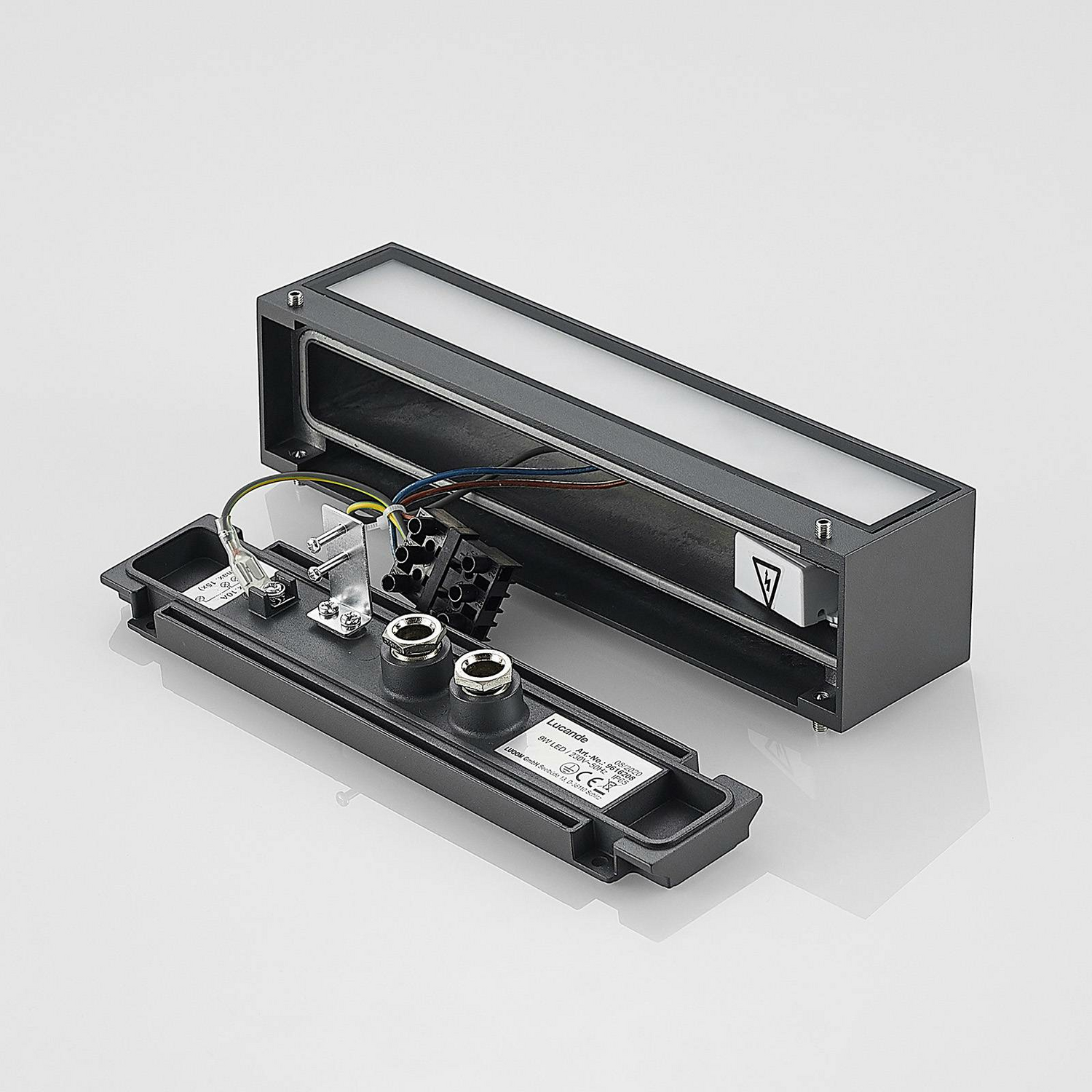 B-Ware Lucande Lengo Led Wandleuchte Gartenleuchte Außenwandleuchte Dekolampe Led La495