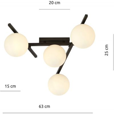 Emibig Smart 11034 Deckenleuchte Deckenlampe Lampe Leuchte Spot SIEHE TEXT