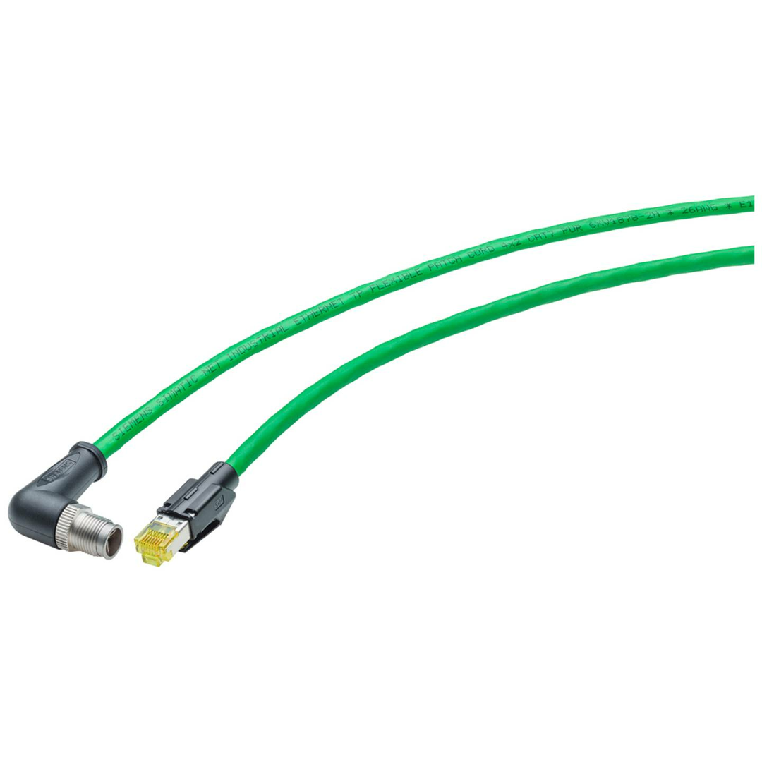 Siemens 6XV1878-5SN15 IE TP Cord Flexible Cable M12-Stecker RJ45-Stecker 15 M