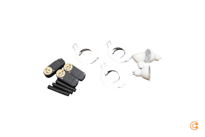 Paulmann 3er Spot Deckenspot Deckenlampe Deckenlicht Gu10 Nova Ip44 Dimmbar Weiß B-Ware - 4000870934784