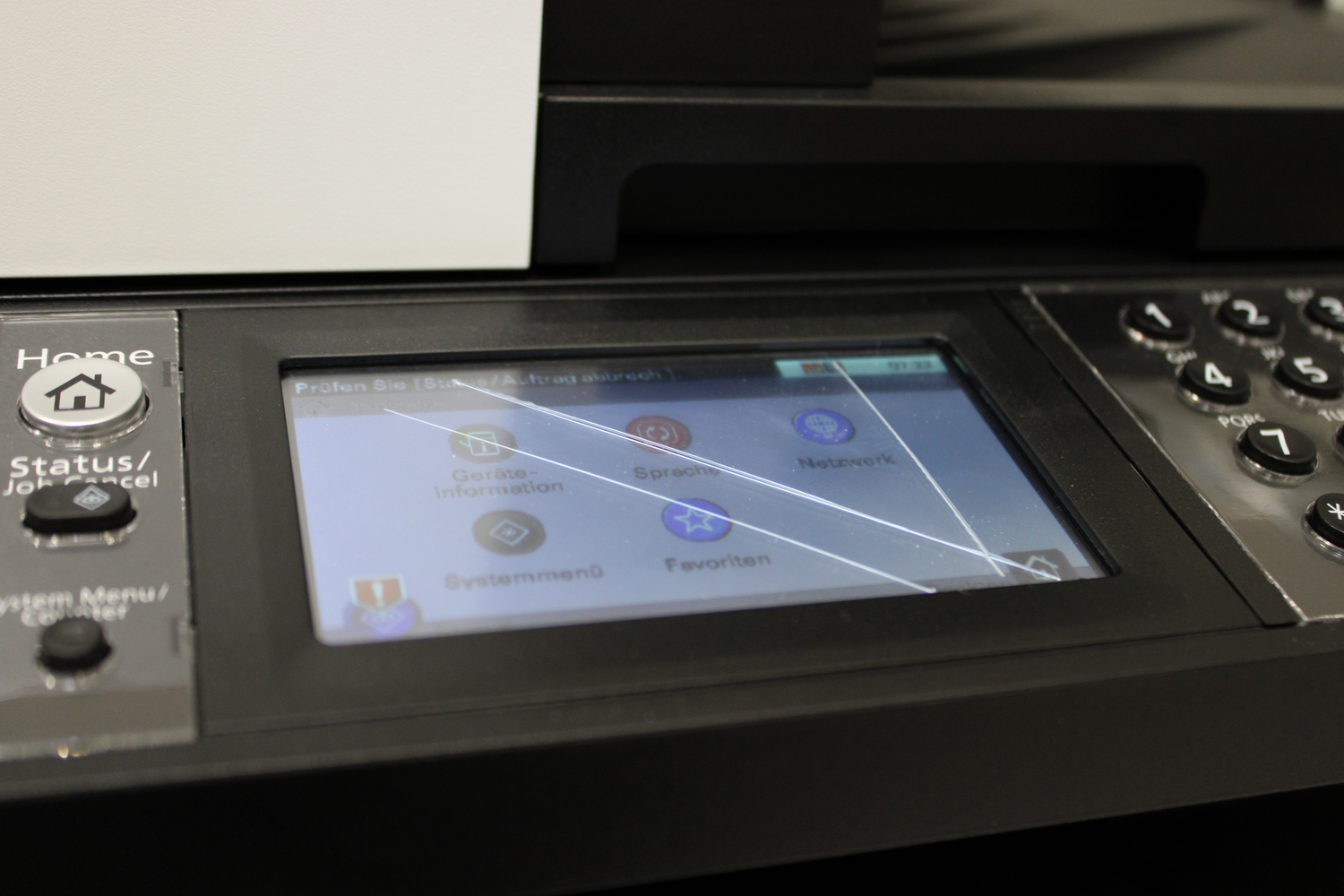 B-Ware Kyocera Ecosys M5526cdw Farblaser-Multifunktionsdrucker A4 Drucker DEFEKTWARE