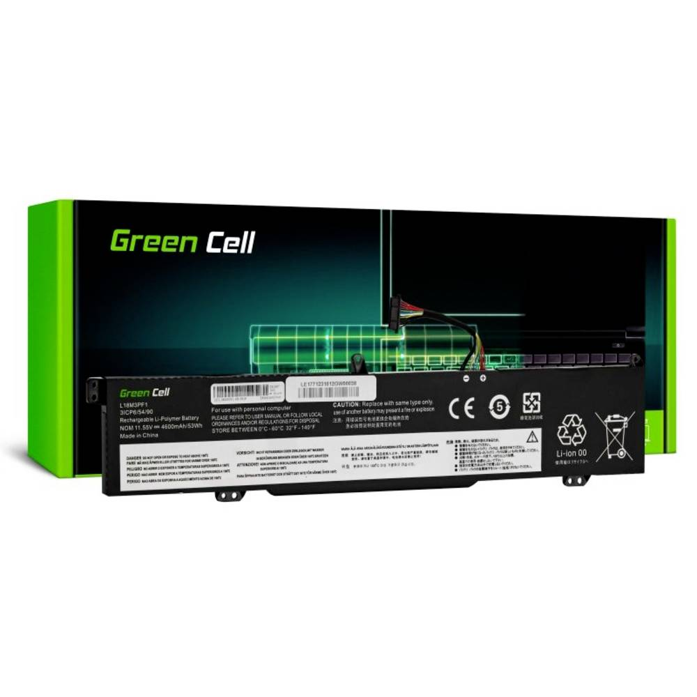 B-Ware Green Cell Notebook-Akku GC-LE177 11.55 V 4600 mAh Laptop-Zubehör Laptop-Akku