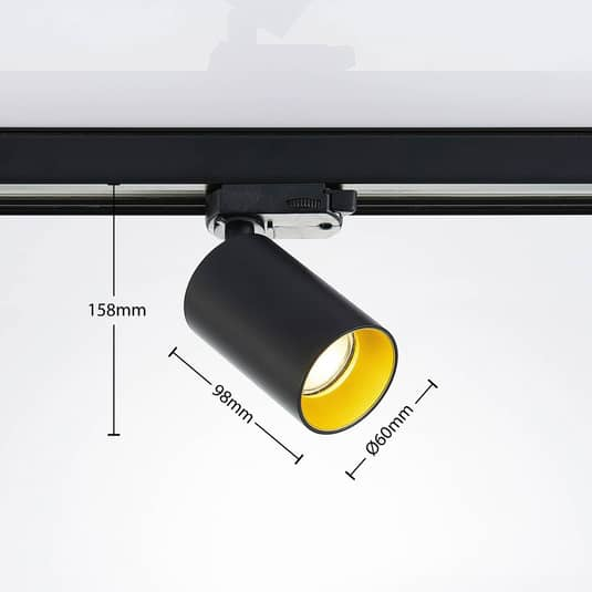 B-Ware Arcchio 3 Phasen Strahler Deckenlampe Leuchte Brinja Für Schienensystem Schwarz - 4251096556698