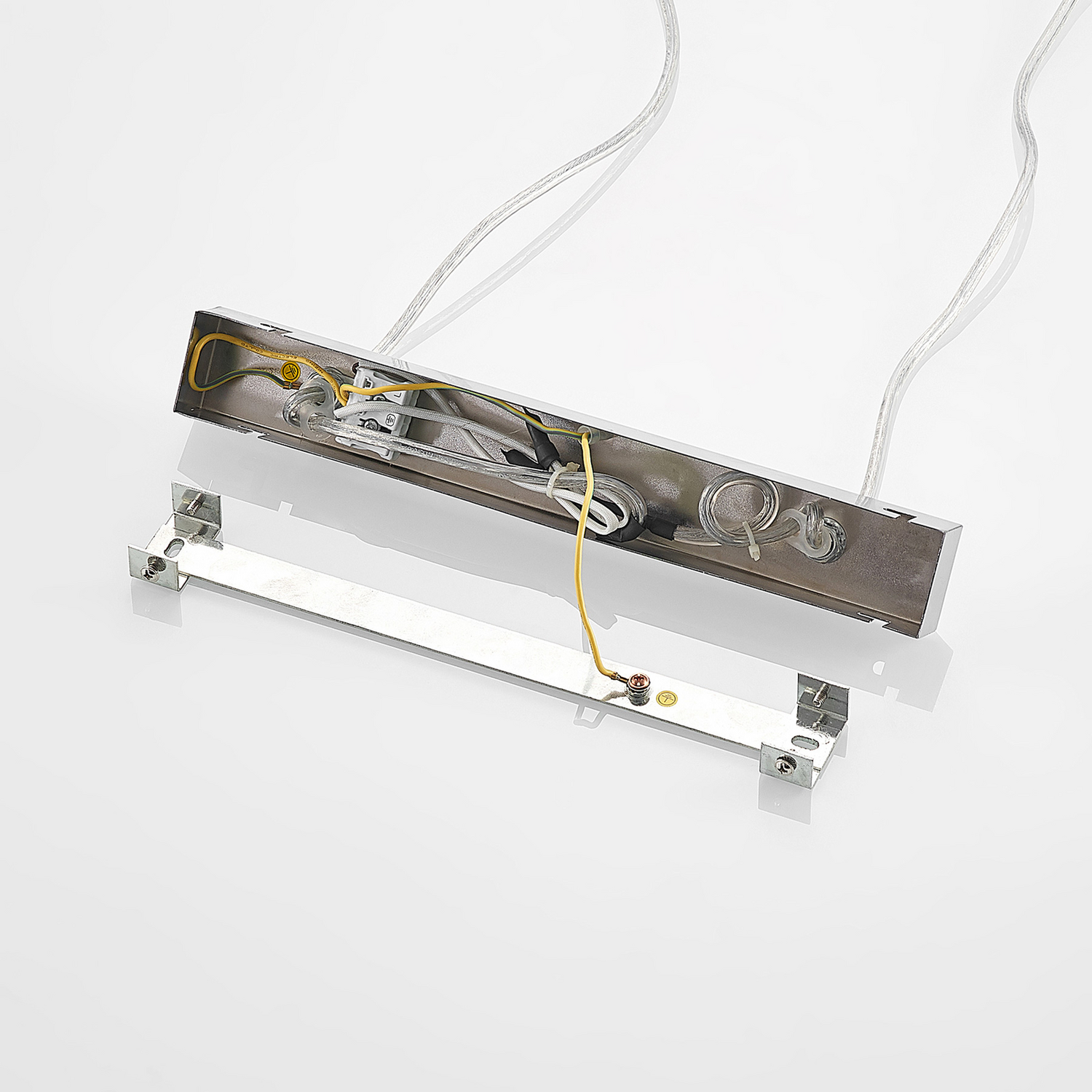 Suspension Lindby Sofia de catégorie B, plafonnier, luminaire décoratif suspendu avec abat-jour ovale en acrylique 19 