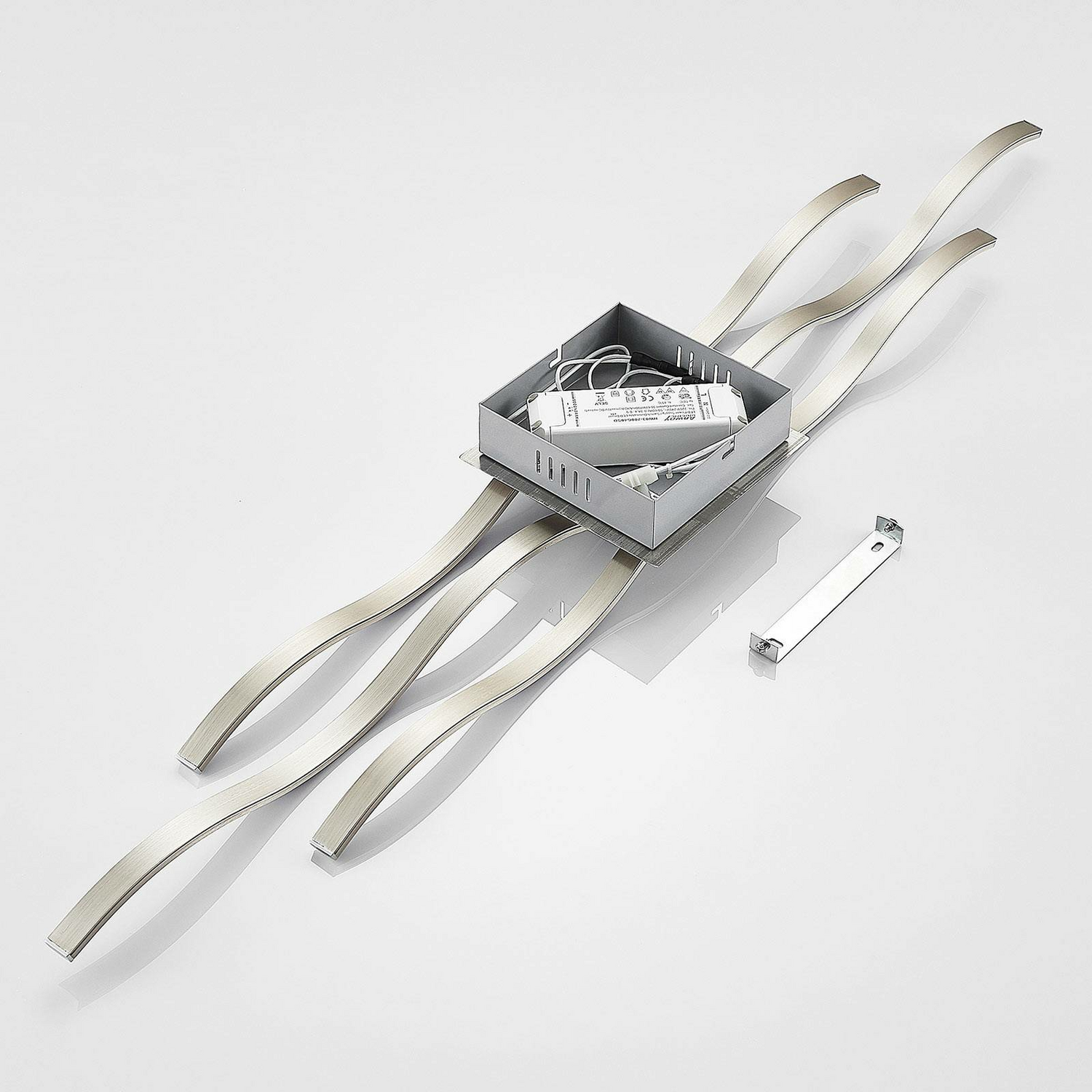 Lindby Led Deckenlampe Safia Deckenlampe Lampe Leuchte Wellenform Dreiflammig557 B-Ware - 4251096537246