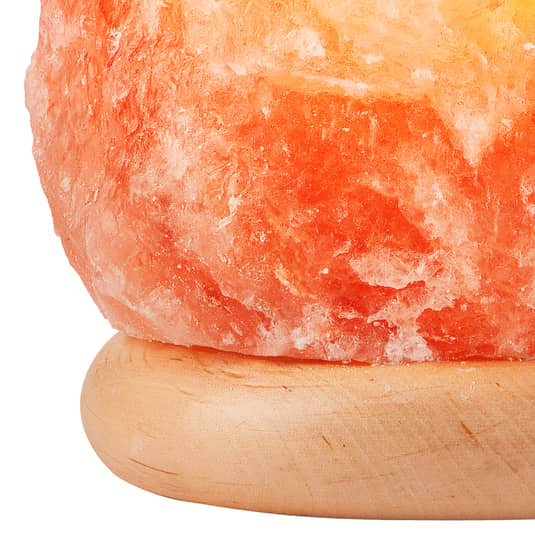 B-Ware Envostar Harmony Salzlampe Tischlampe Dekolampe Leuchte E14 Natur Sockel 30 35cm