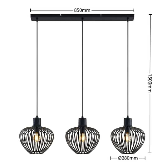 Lindby Deandre Hängeleuchte Hängelampe Pendellampe Pendelleuchte Lampe Leuchte