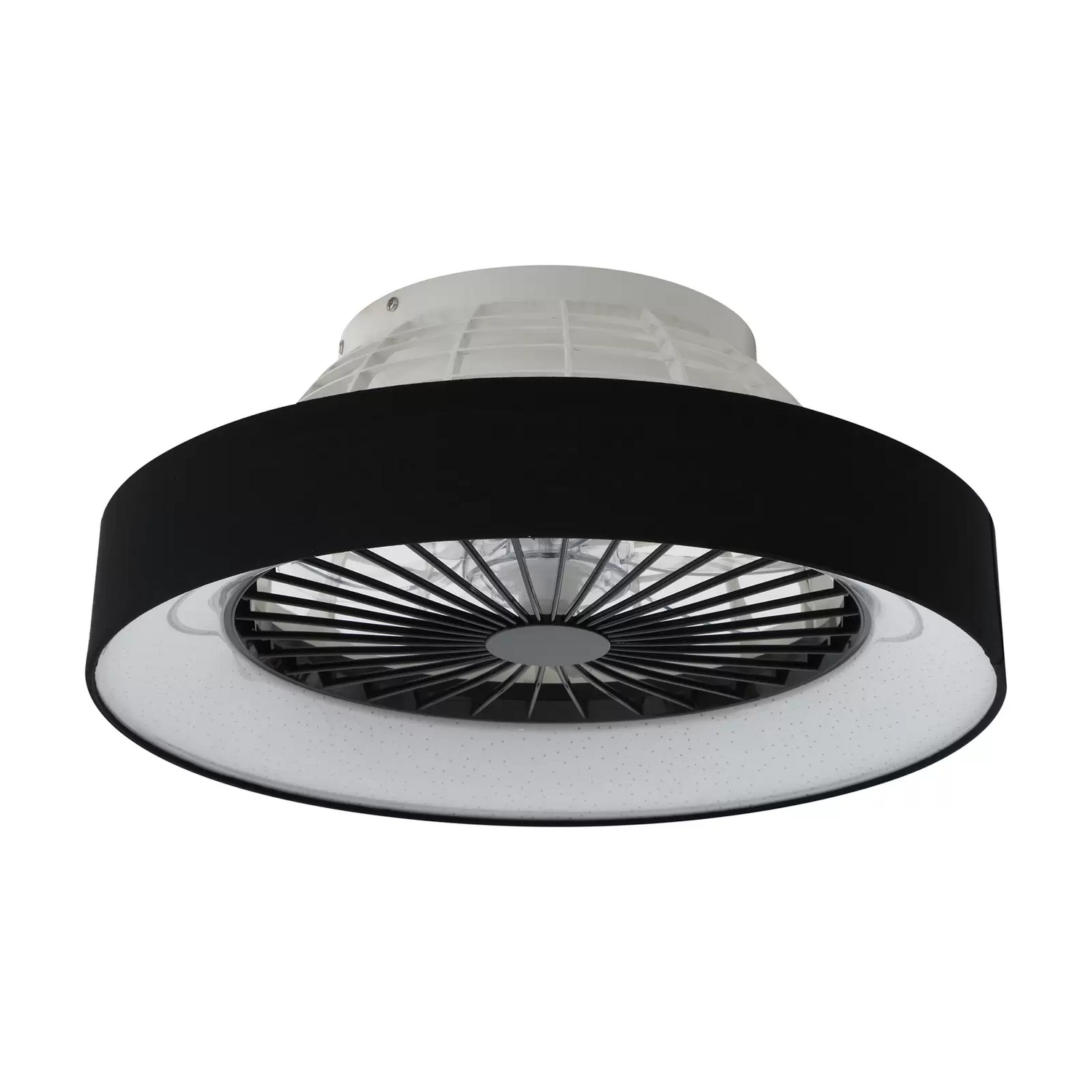 B-Ware Lindby Led Deckenventilator Mace Deckenventilator Ventilator Schwarz Leise ø 47