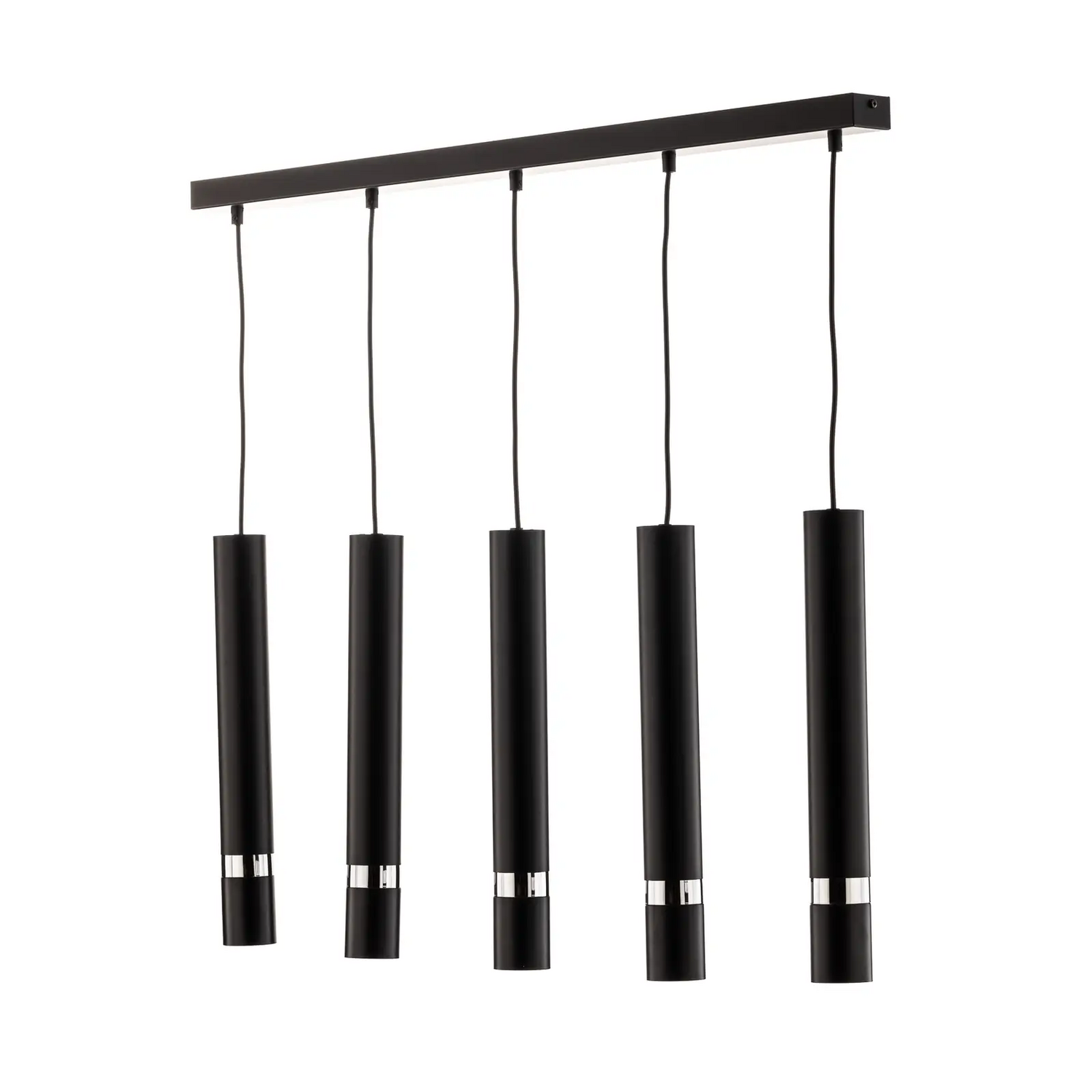 Milagro Hängeleuchte Joker Pendelleuchte Deckenlampe Schwarz Silber Fünfflammig B-Ware - 5902693766544