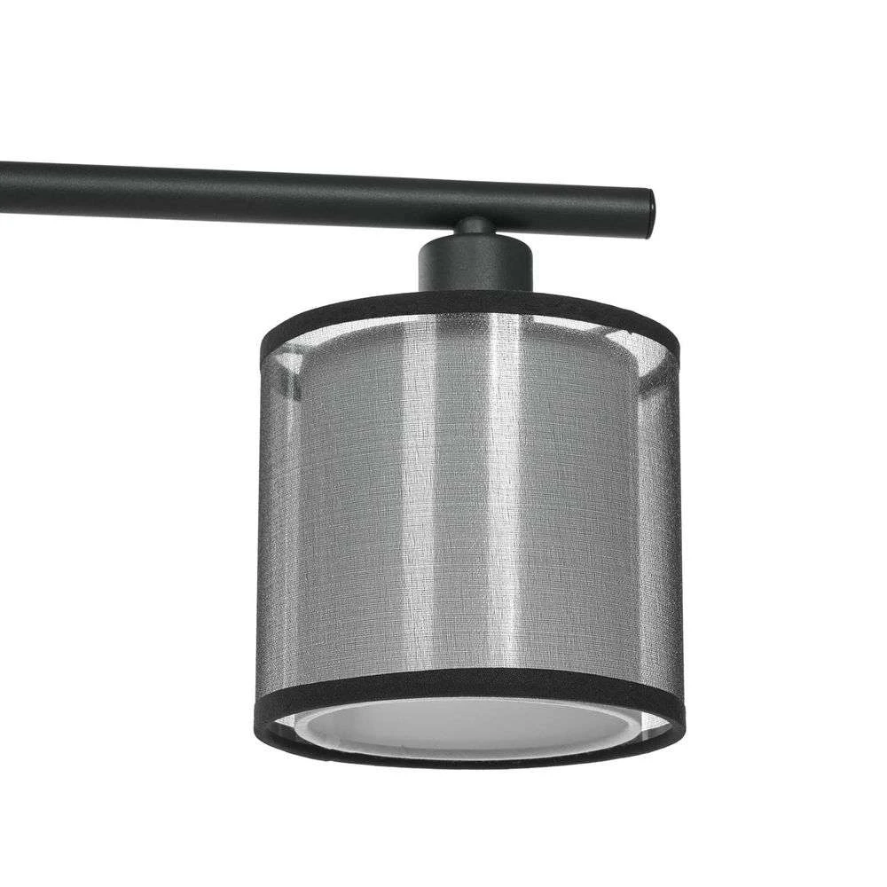 Lindby Chizoma Hängelampe Hängeleuchte Deckenlampe E27 4 Flammig Stoff Schirme B-Ware - 4251911763003
