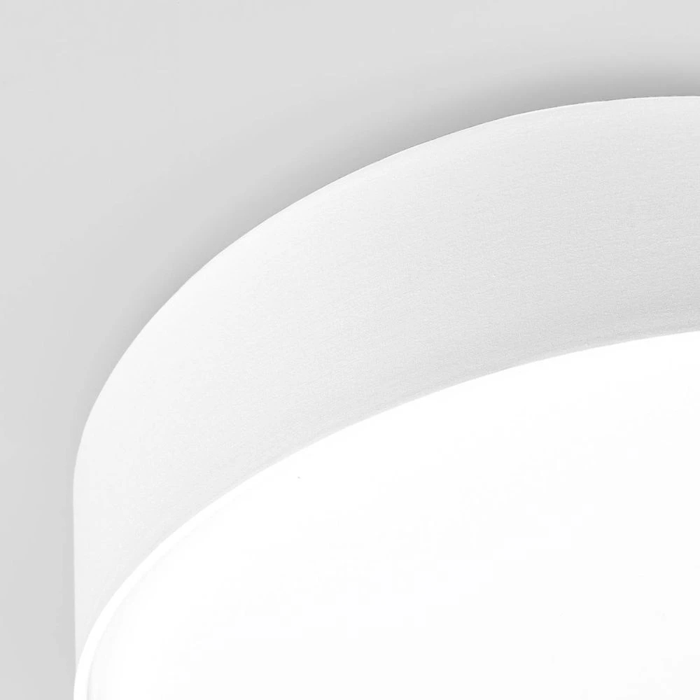 Plafonnier Lindby Sebastian, luminaire de plafond E27 blanc, produit de seconde main.