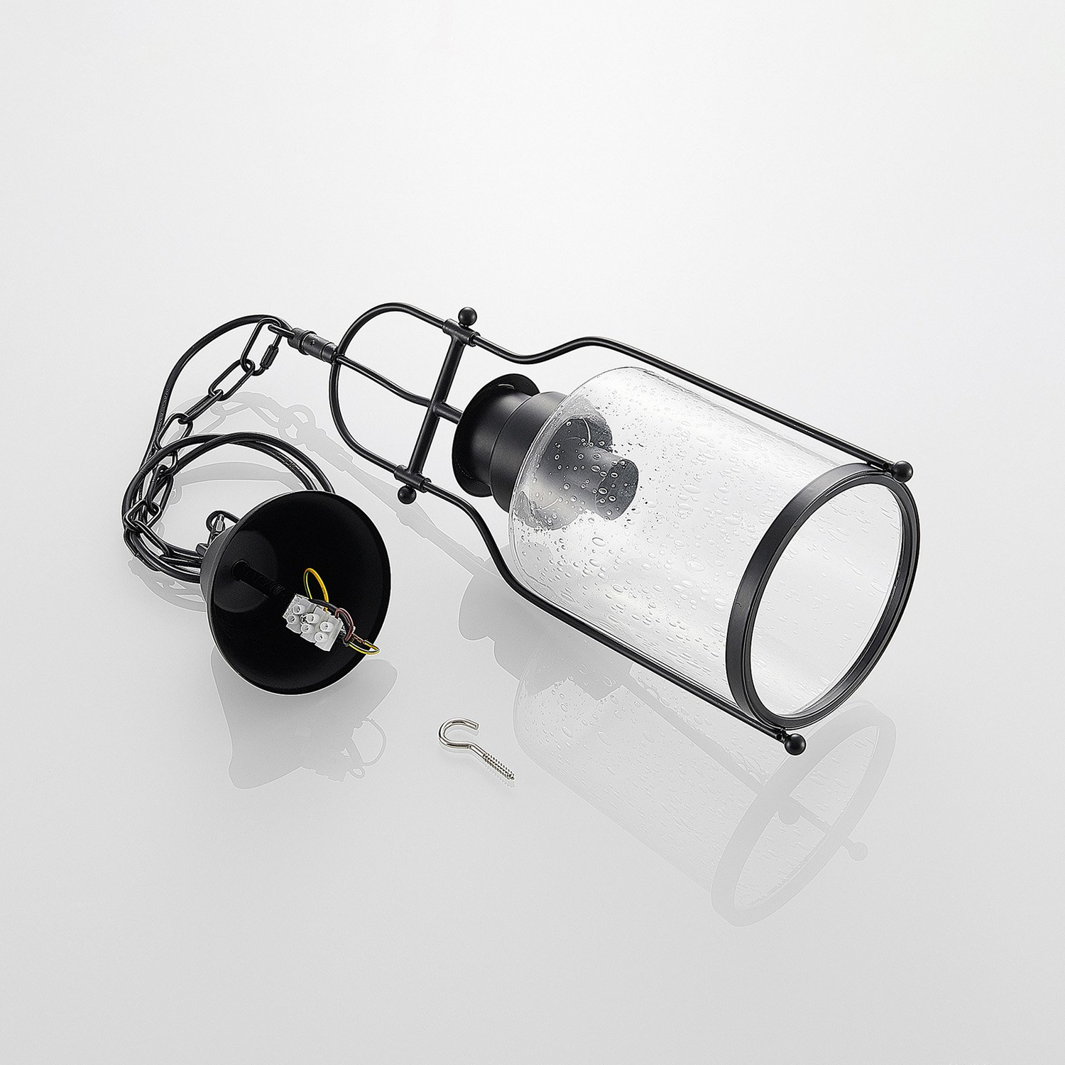 B-Ware Lindby Rozalie Hängeleuchte Laterne Deckenlampe Pendelleuchte Deckenlampe E27